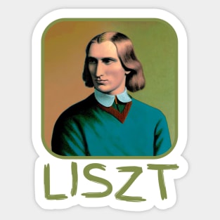 FRANZ LISZT Sticker